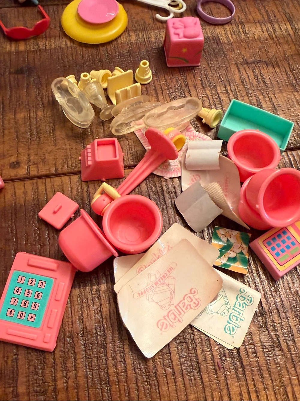 Vintage Barbie Accessories Lot Furniture Music Rockers Chairs Masks 1980s 1990s - Picture 8 of 15